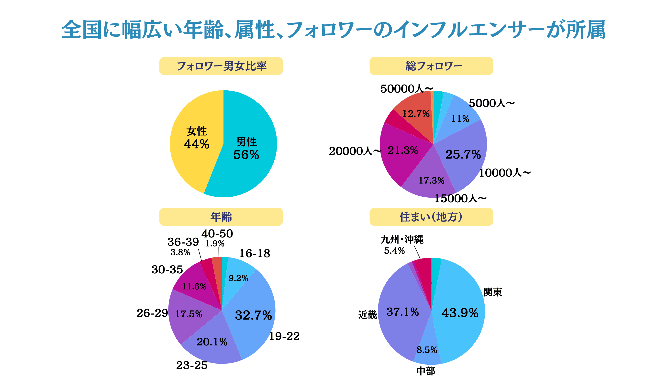 インフルエンサー統計データ